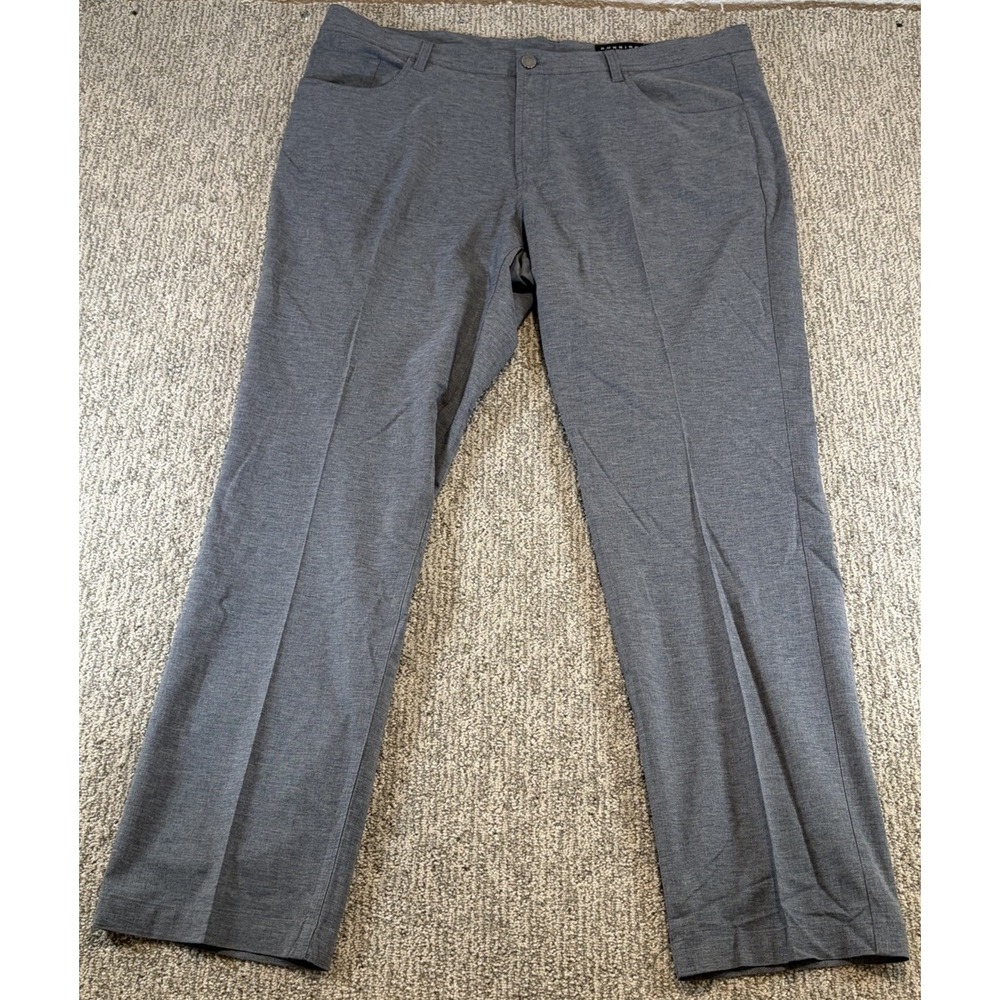 Dunning Pants Mens 38x30* Blue Golf Lightweight Stretch Performance Pockets Logo